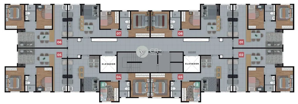 Apartamento, 2 quartos, 43 m² - Foto 15