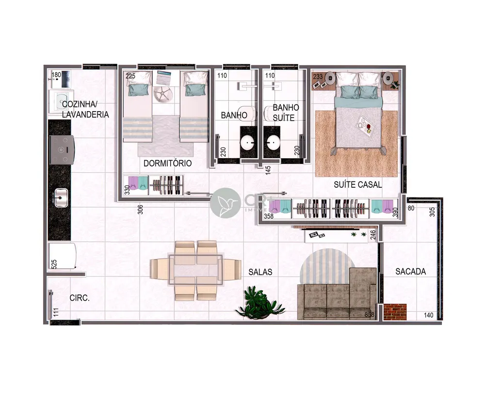 Apartamento, 2 quartos, 58 m² - Foto 14