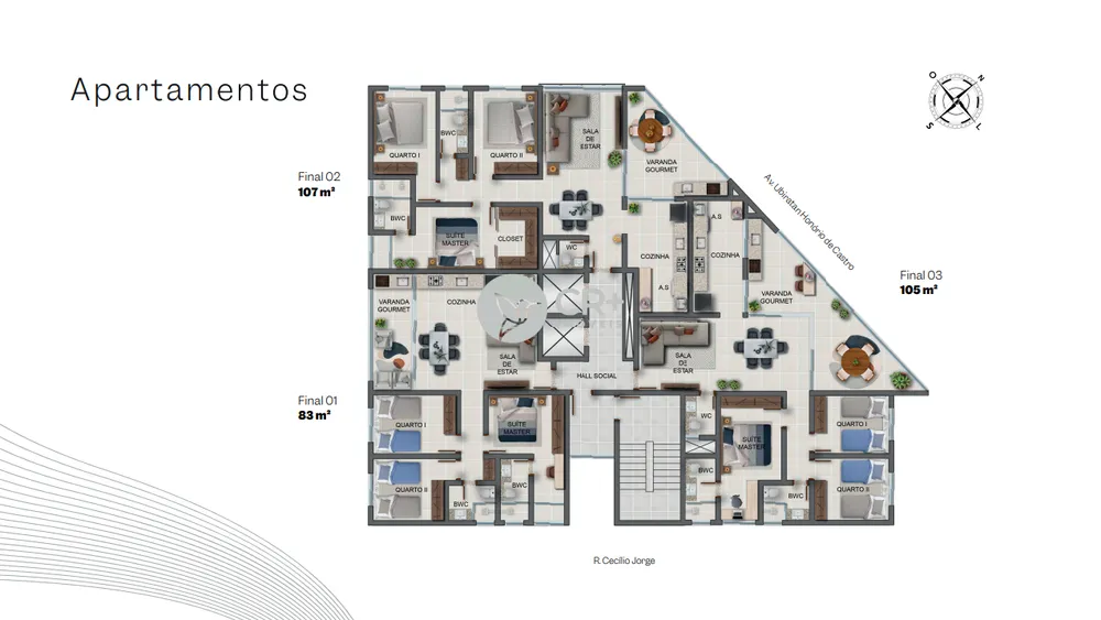 Apartamento, 3 quartos, 105 m² - Foto 23