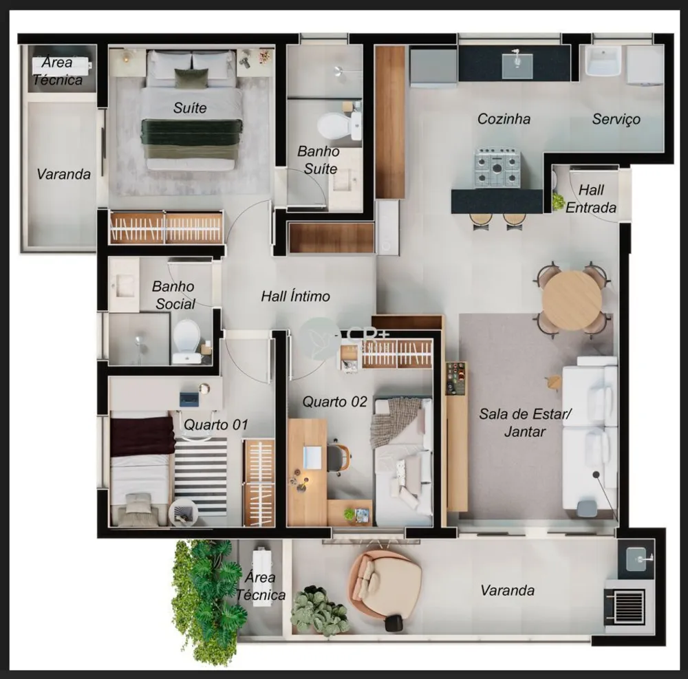 Apartamento, 3 quartos, 91 m² - Foto 23