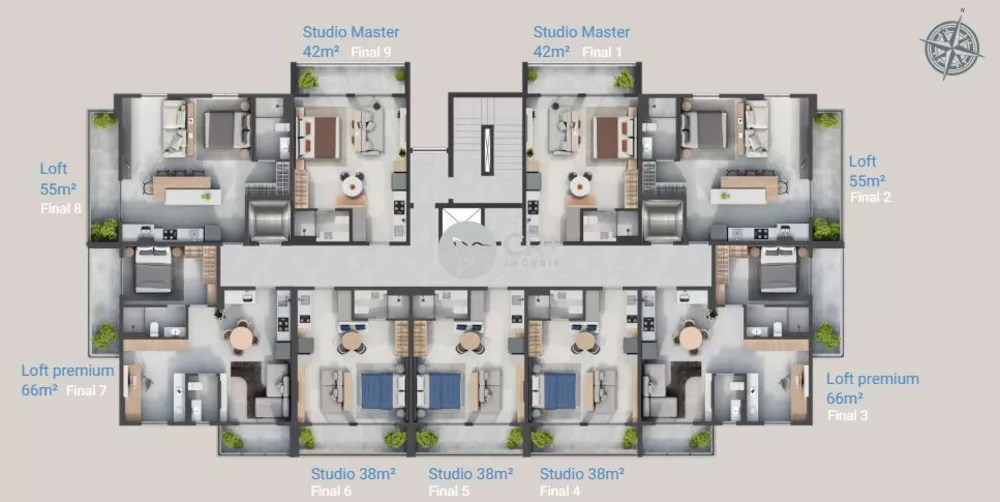 Apartamento, 1 quarto, 42 m² - Foto 24