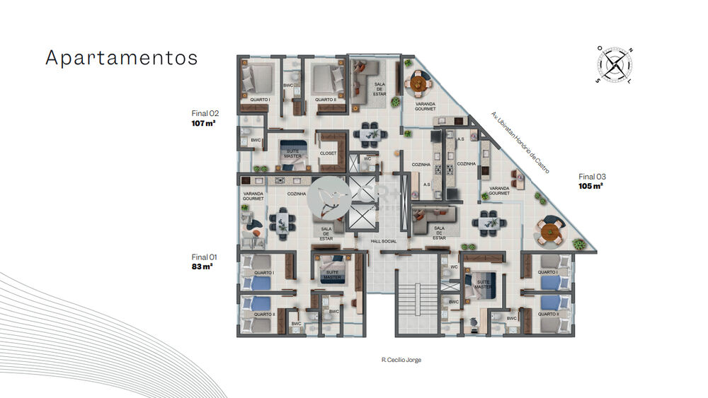 Apartamento, 3 quartos, 83 m² - Foto 8