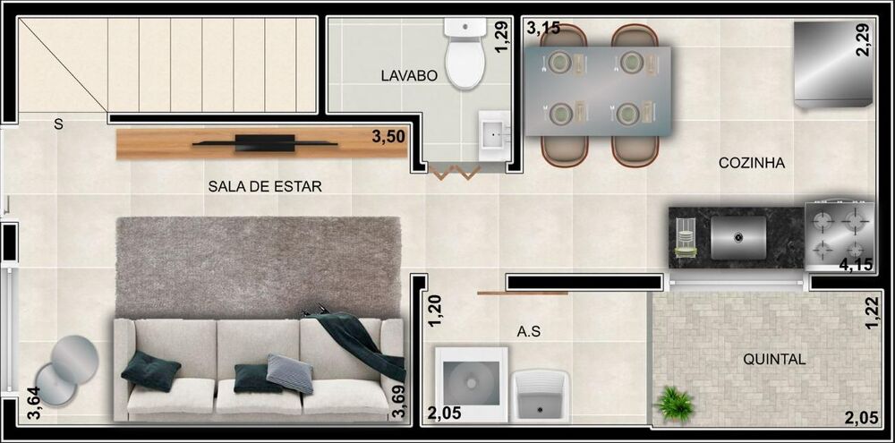 Casa, 2 quartos - Foto 5