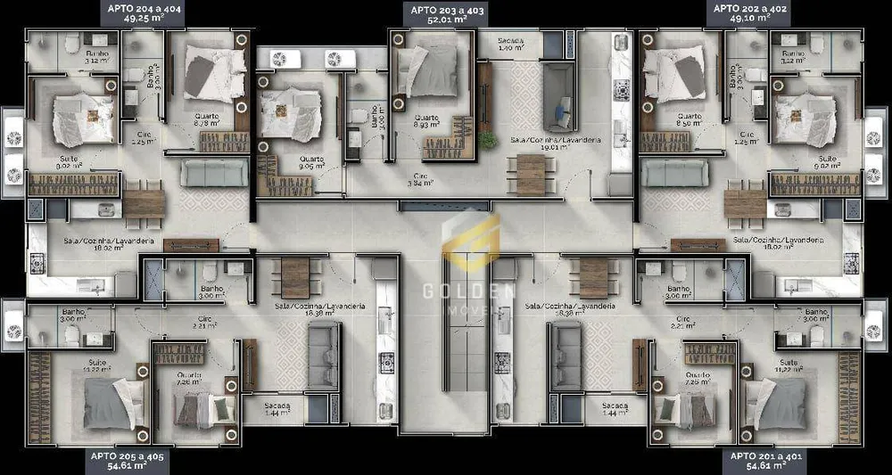 Apartamento, 2 quartos, 49 m² - Foto 5
