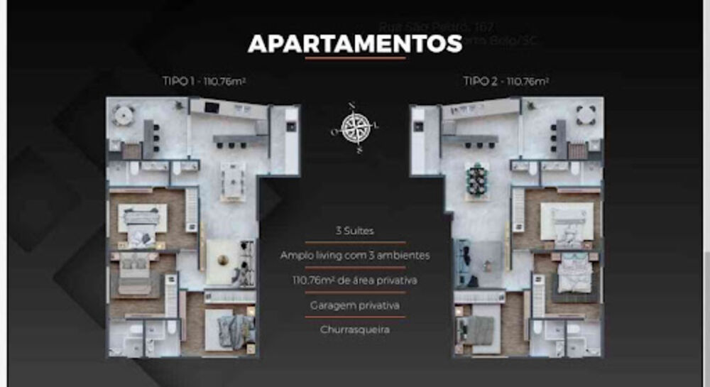 Apartamento, 3 quartos, 110 m² - Foto 3