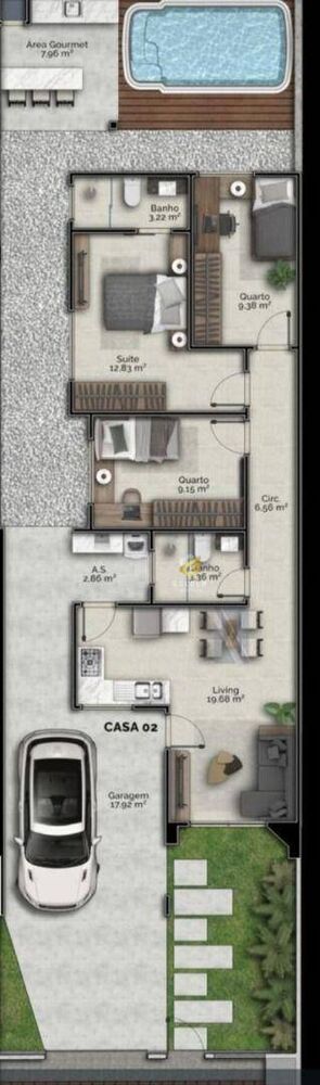 Casa de Condomínio à venda com 3 quartos, 111m² - Foto 5