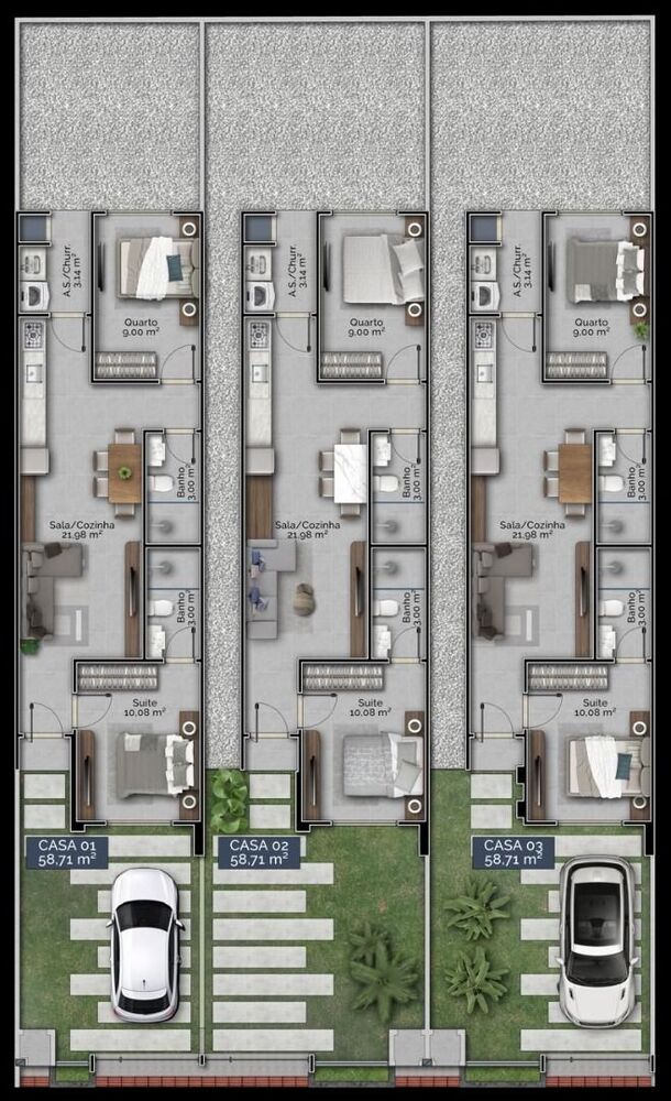Casa à venda com 2 quartos, 58m² - Foto 8