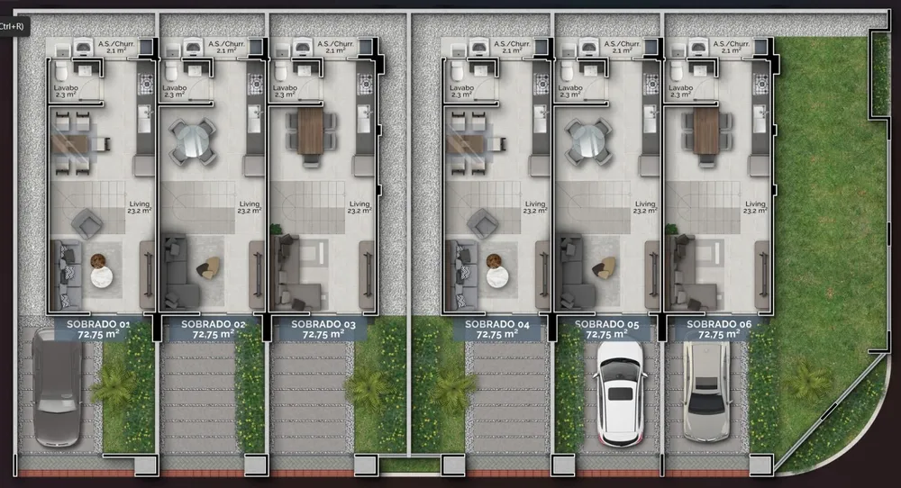 Sobrado, 2 quartos, 72 m² - Foto 5