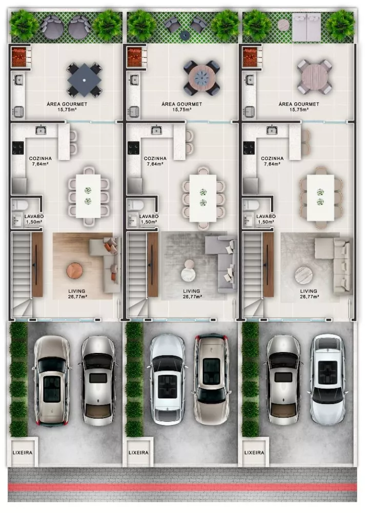 Sobrado à venda com 3 quartos, 123m² - Foto 2