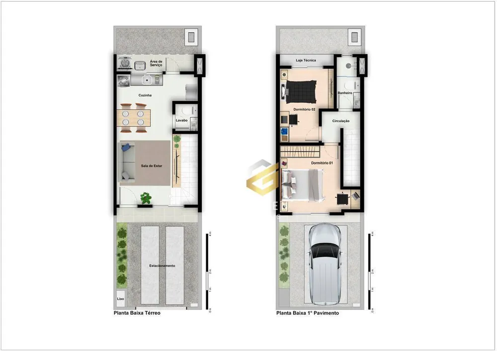 Sobrado, 2 quartos, 70 m² - Foto 10