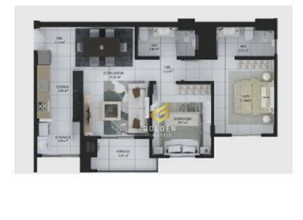 Apartamento, 2 quartos, 84 m² - Foto 12