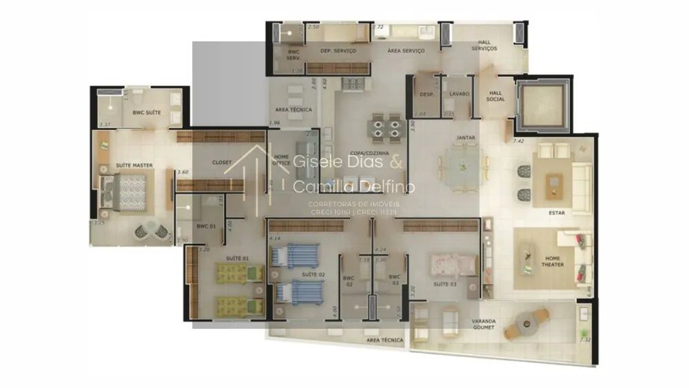 Apartamento, 4 quartos, 207 m² - Foto 12