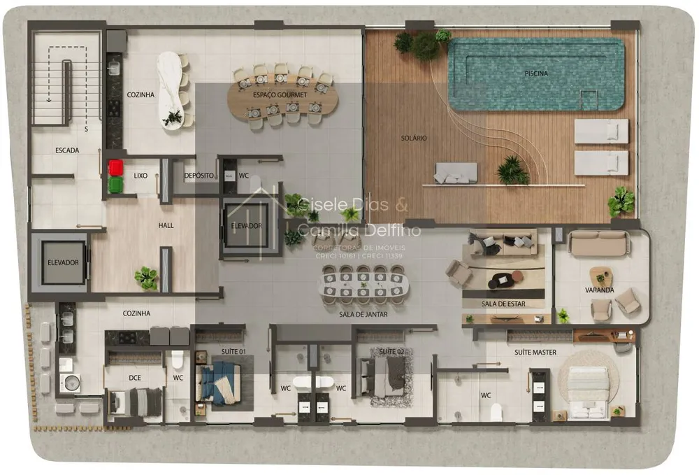 Apartamento, 3 quartos, 129 m² - Foto 11