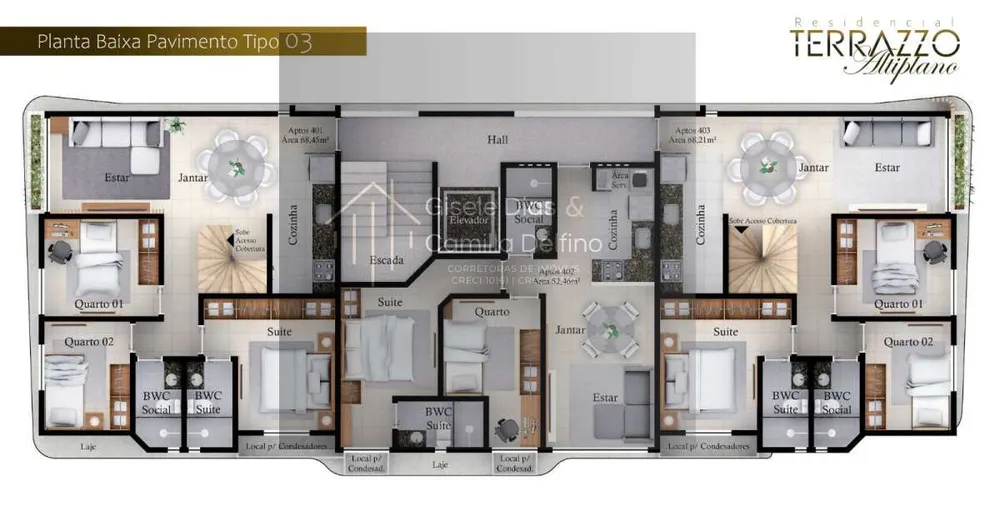 Cobertura, 3 quartos, 112 m² - Foto 13
