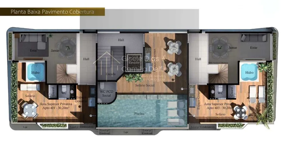 Cobertura, 3 quartos, 112 m² - Foto 12