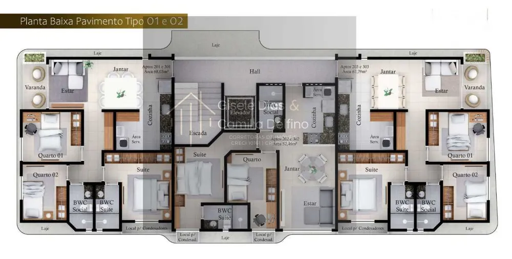 Cobertura, 3 quartos, 112 m² - Foto 14