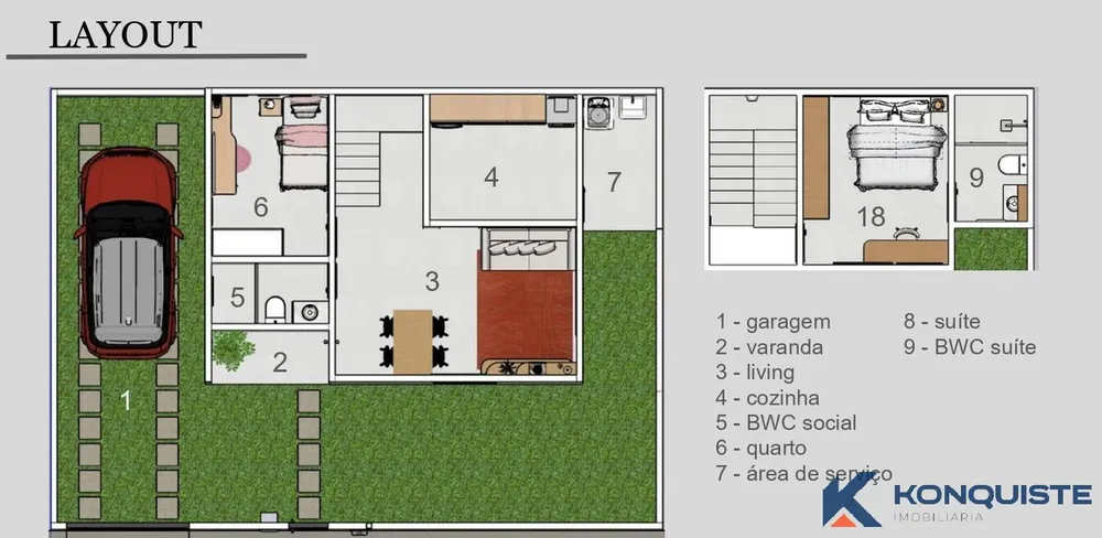 Casa, 2 quartos, 67 m² - Foto 4