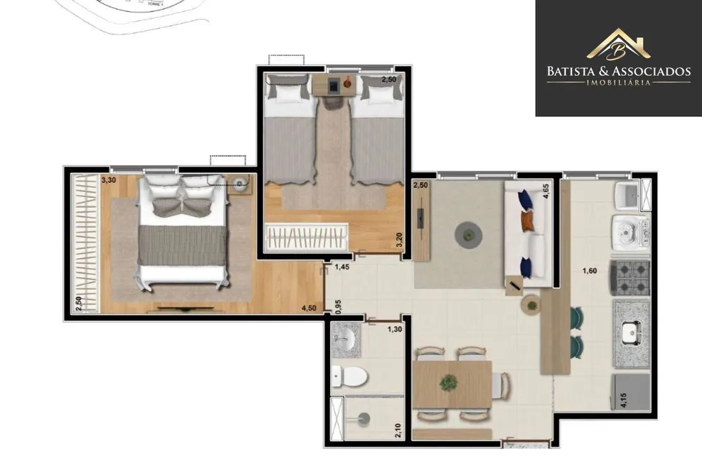 Apartamento, 2 quartos, 47 m² - Foto 8