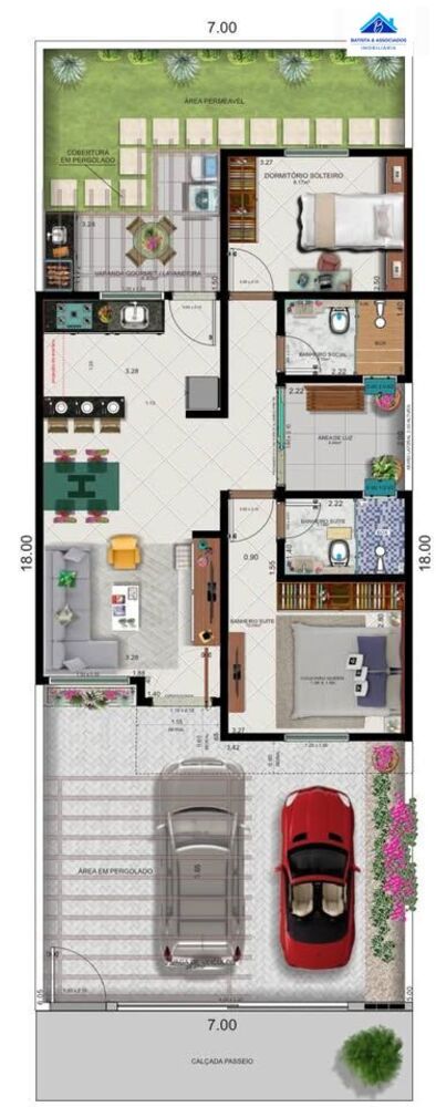 Casa, 2 quartos, 73 m² - Foto 1
