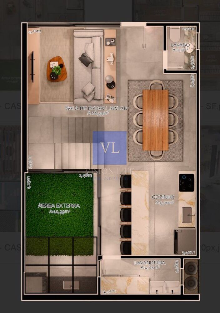 Casa, 3 quartos, 120 m² - Foto 2