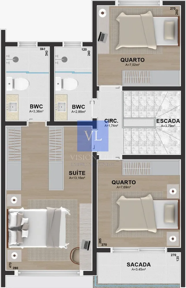 Casa, 3 quartos, 114 m² - Foto 7
