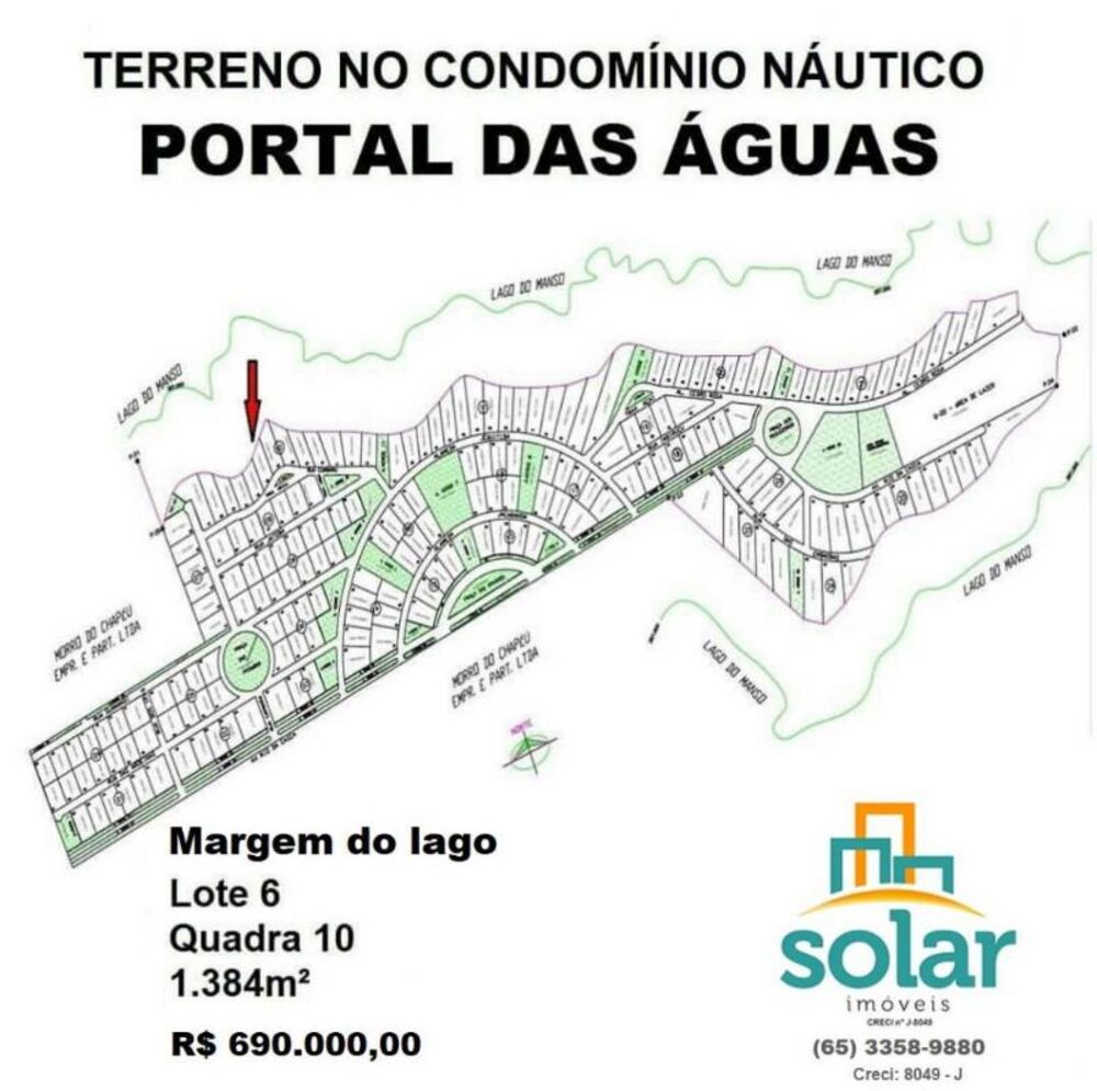 Terreno à venda, 1384m² - Foto 1
