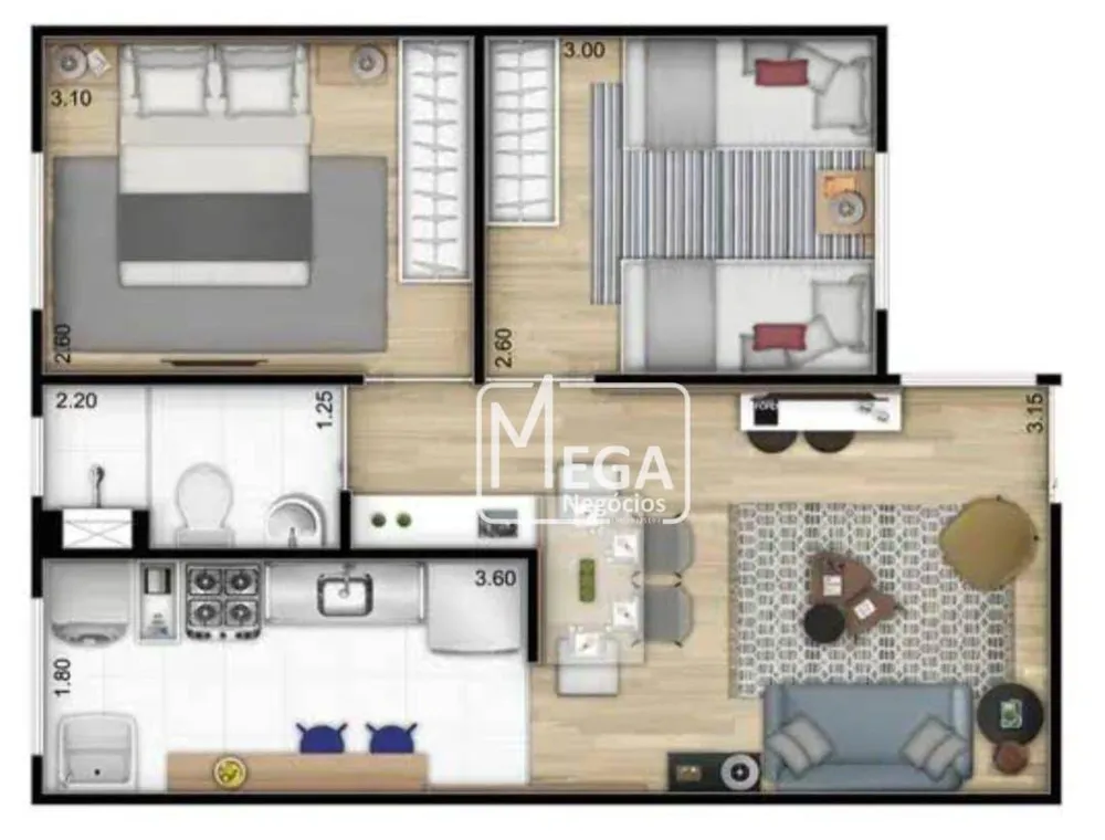 Apartamento, 2 quartos, 42 m² - Foto 16