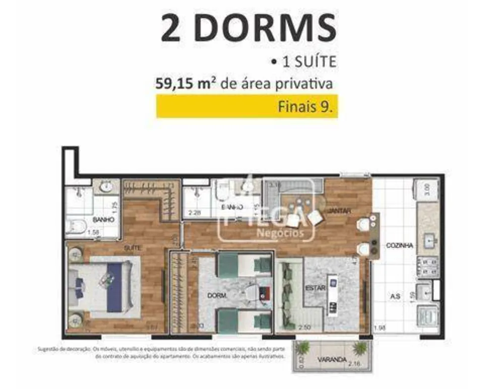 Apartamento, 2 quartos, 73 m² - Foto 16