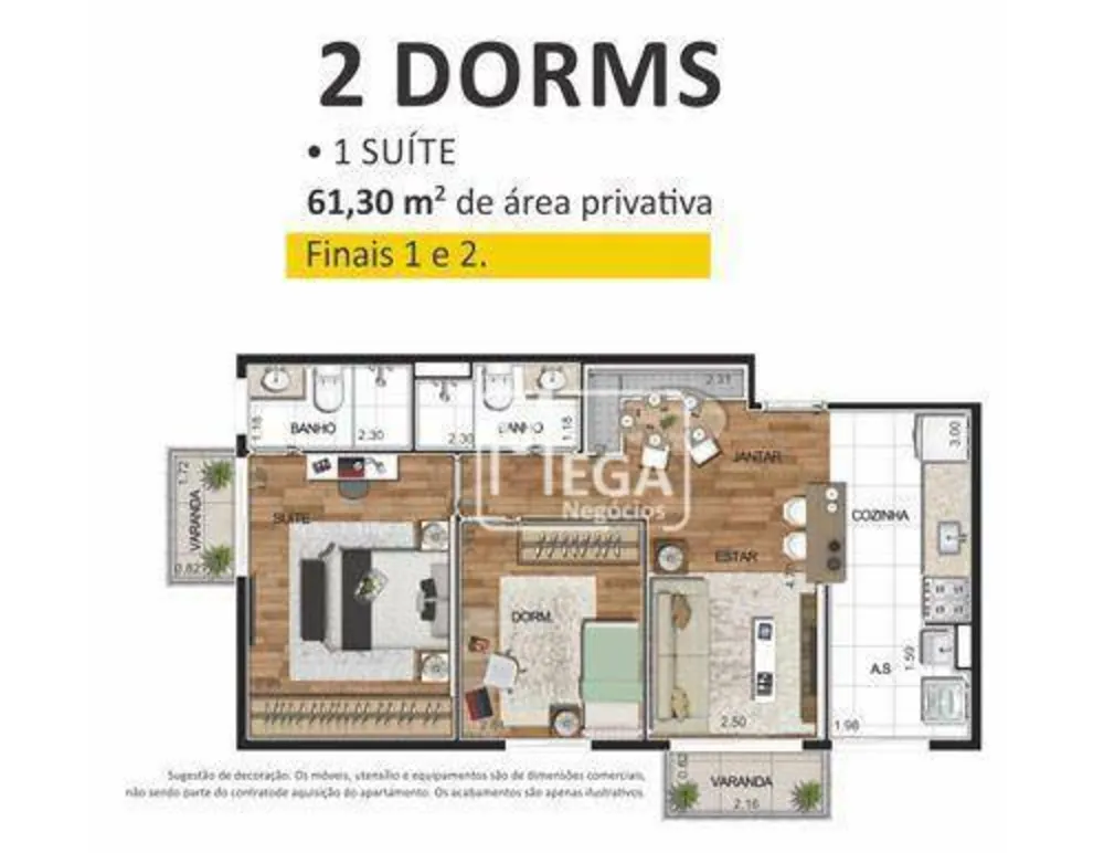 Apartamento, 2 quartos, 73 m² - Foto 15