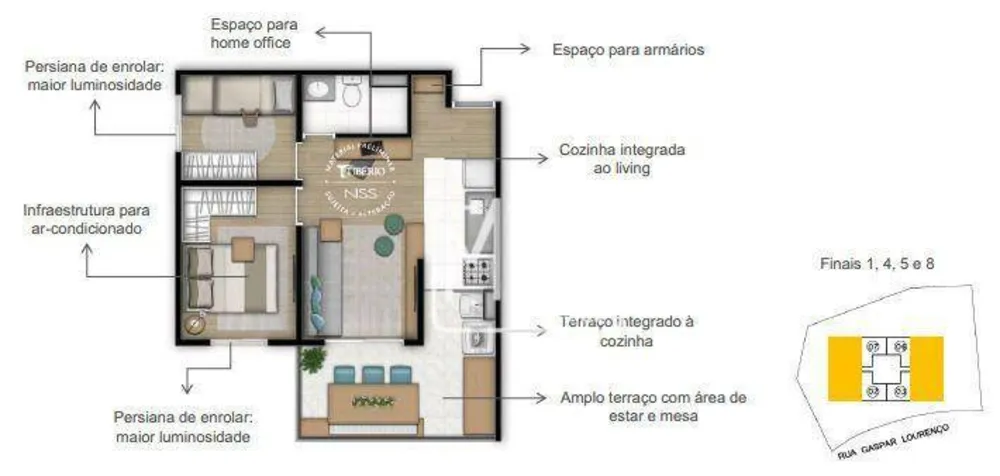 Apartamento, 2 quartos, 47 m² - Foto 7