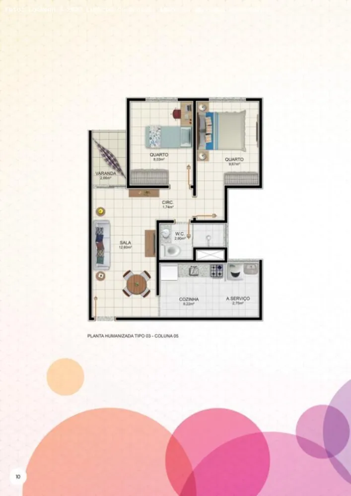 Apartamento, 2 quartos, 55 m² - Foto 2