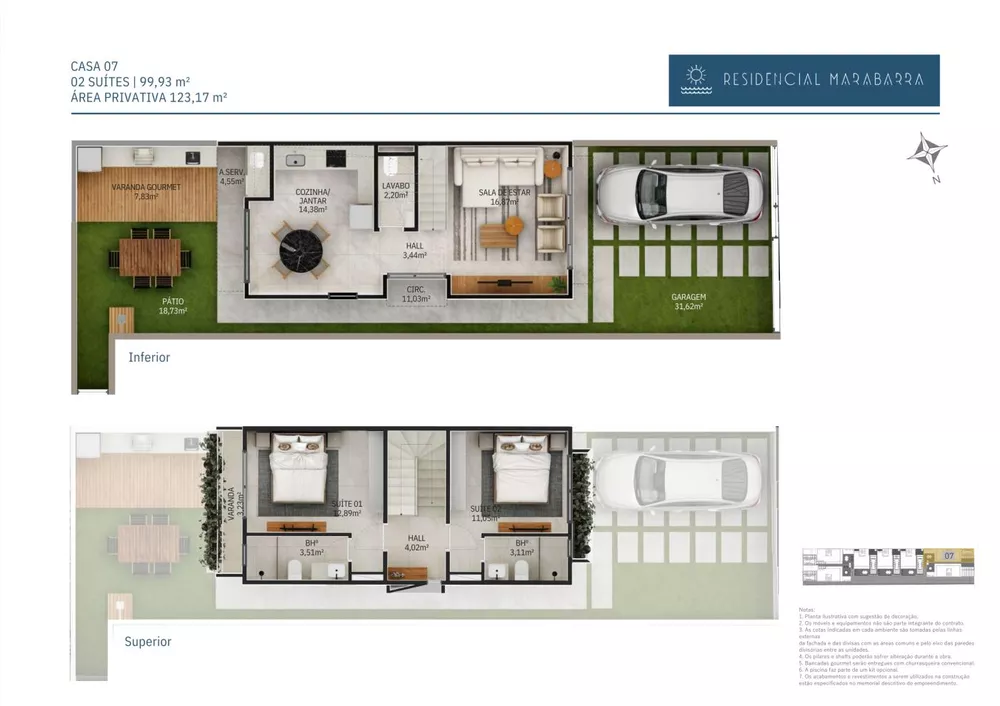 Casa, 2 quartos, 143 m² - Foto 18