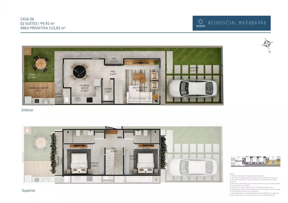 Casa, 2 quartos, 143 m² - Foto 17