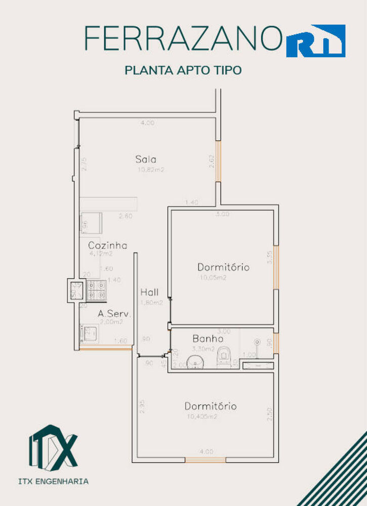 Apartamento, 2 quartos, 50 m² - Foto 4