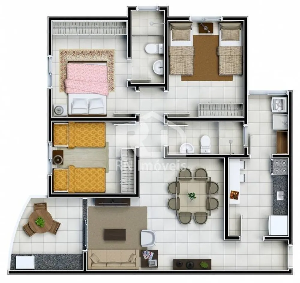 Apartamento, 3 quartos, 86 m² - Foto 14
