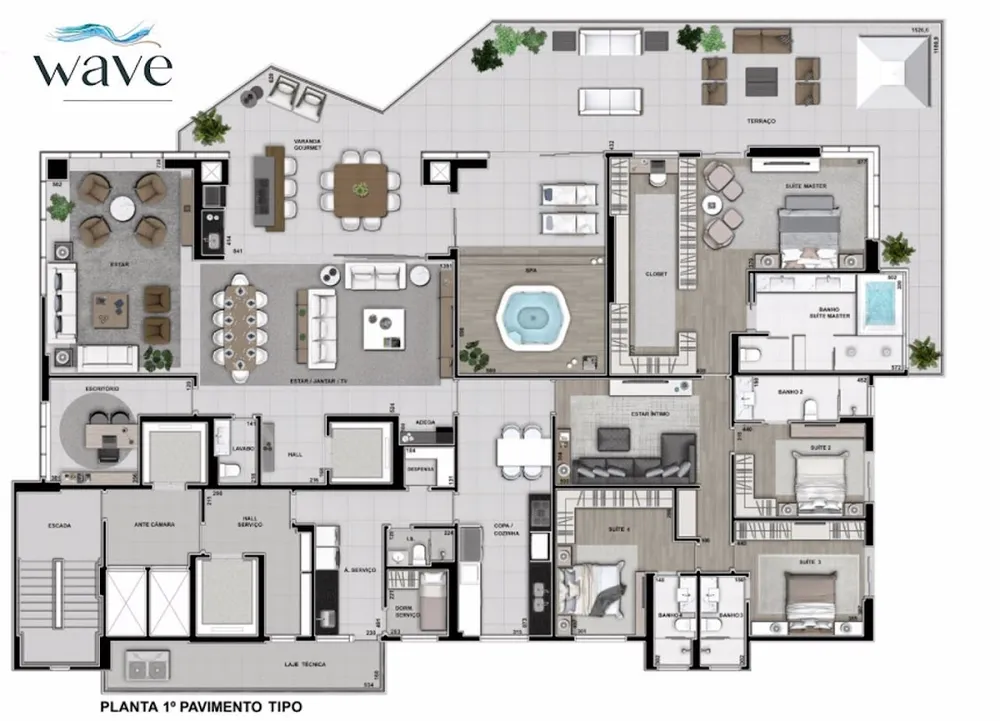 Apartamento, 4 quartos, 427 m² - Foto 9