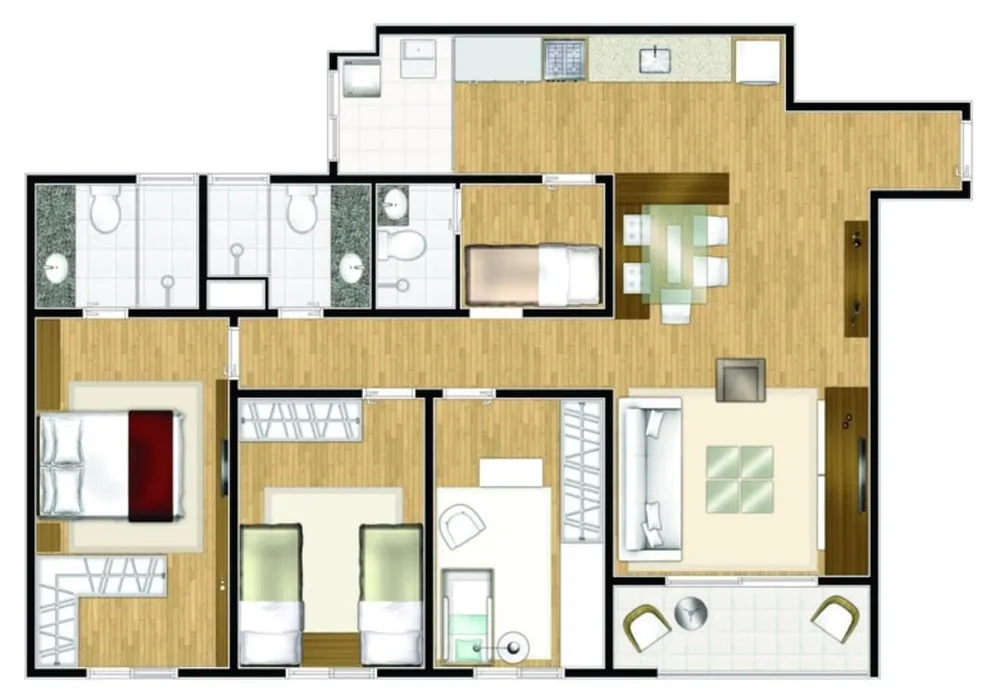 Apartamento, 2 quartos, 87 m² - Foto 12