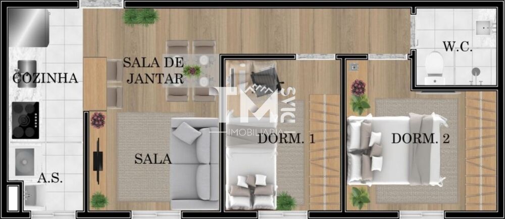 Apartamento, 2 quartos, 40 m² - Foto 8