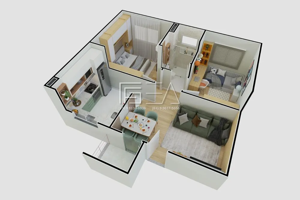 Apartamento, 2 quartos, 45 m² - Foto 4