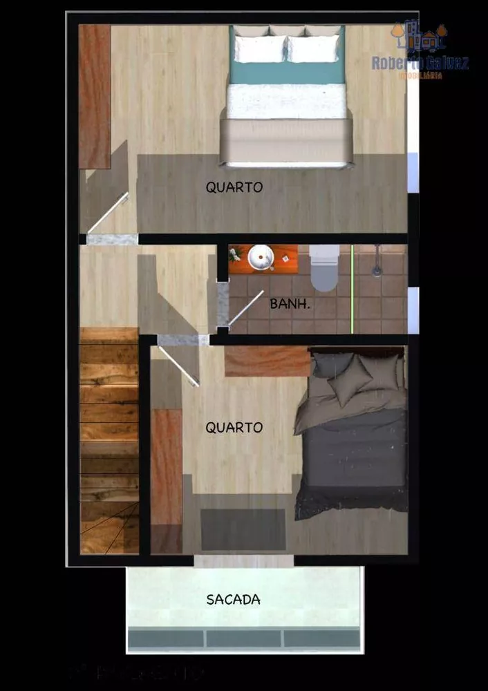 Casa de Condomínio, 2 quartos - Foto 5