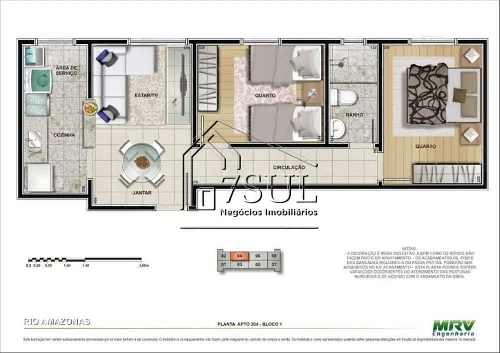 Apartamento, 2 quartos, 45 m² - Foto 7
