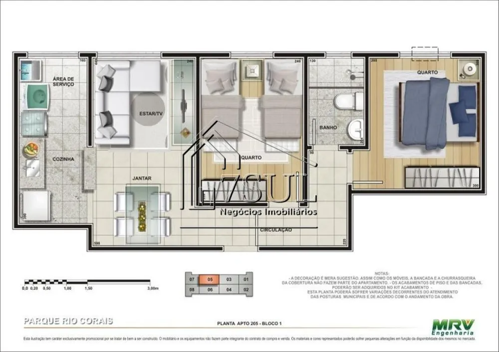 Apartamento, 2 quartos, 45 m² - Foto 4