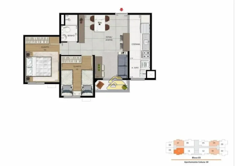 Kitnet-Studio, 23 m² - Foto 15