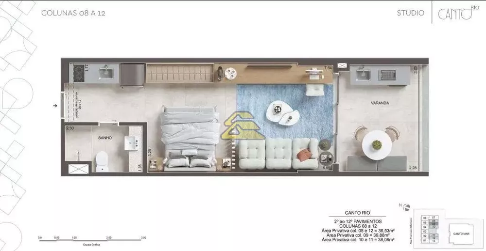Apartamento, 1 quarto, 39 m² - Foto 7