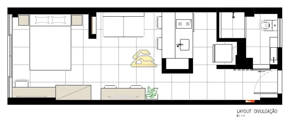 Apartamento, 1 quarto, 30 m² - Foto 4