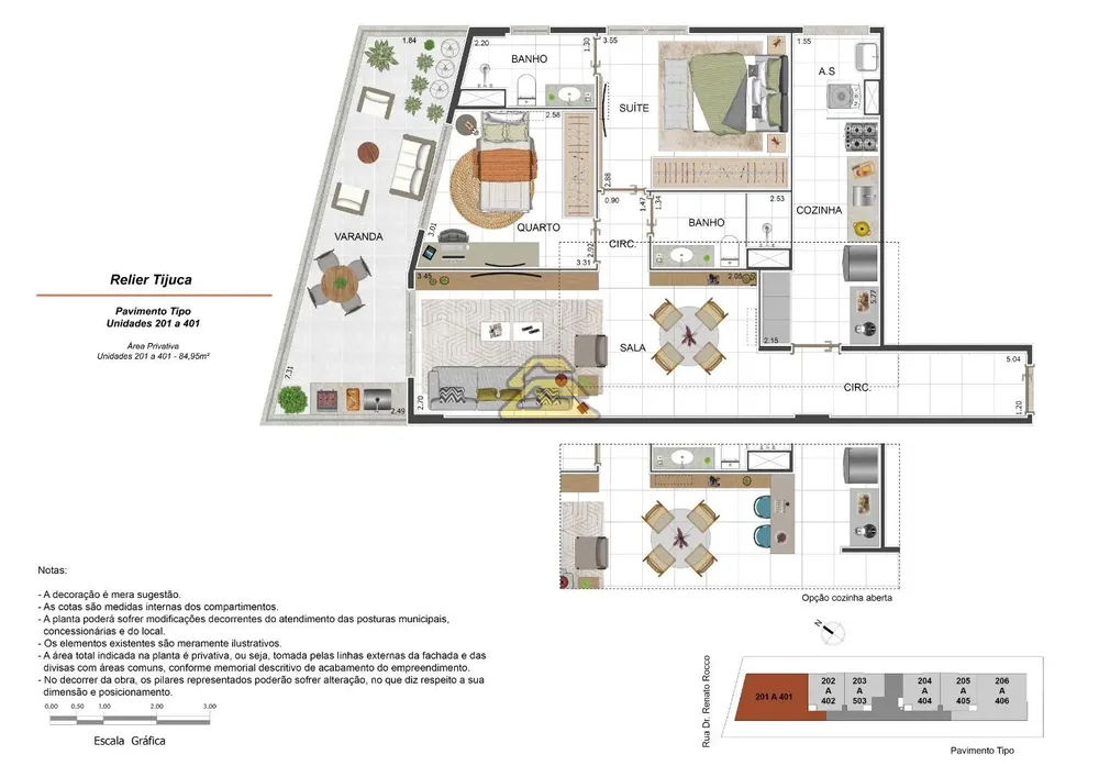 Apartamento, 2 quartos, 84 m² - Foto 3
