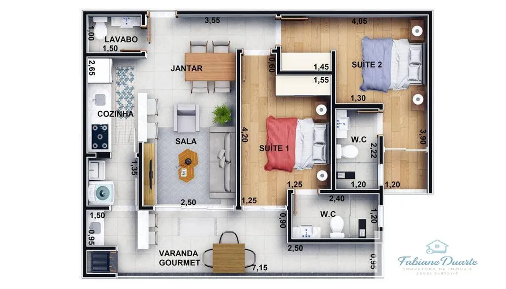 Apartamento, 2 quartos, 64 m² - Foto 4