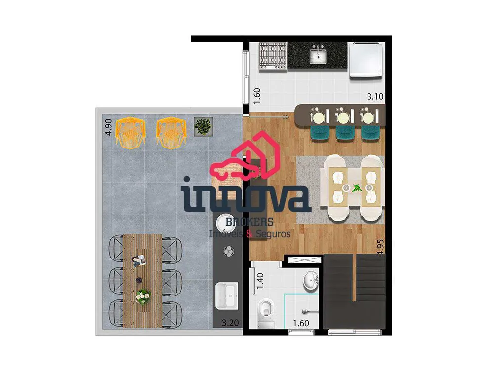 Apartamento, 2 quartos, 42 m² - Foto 7