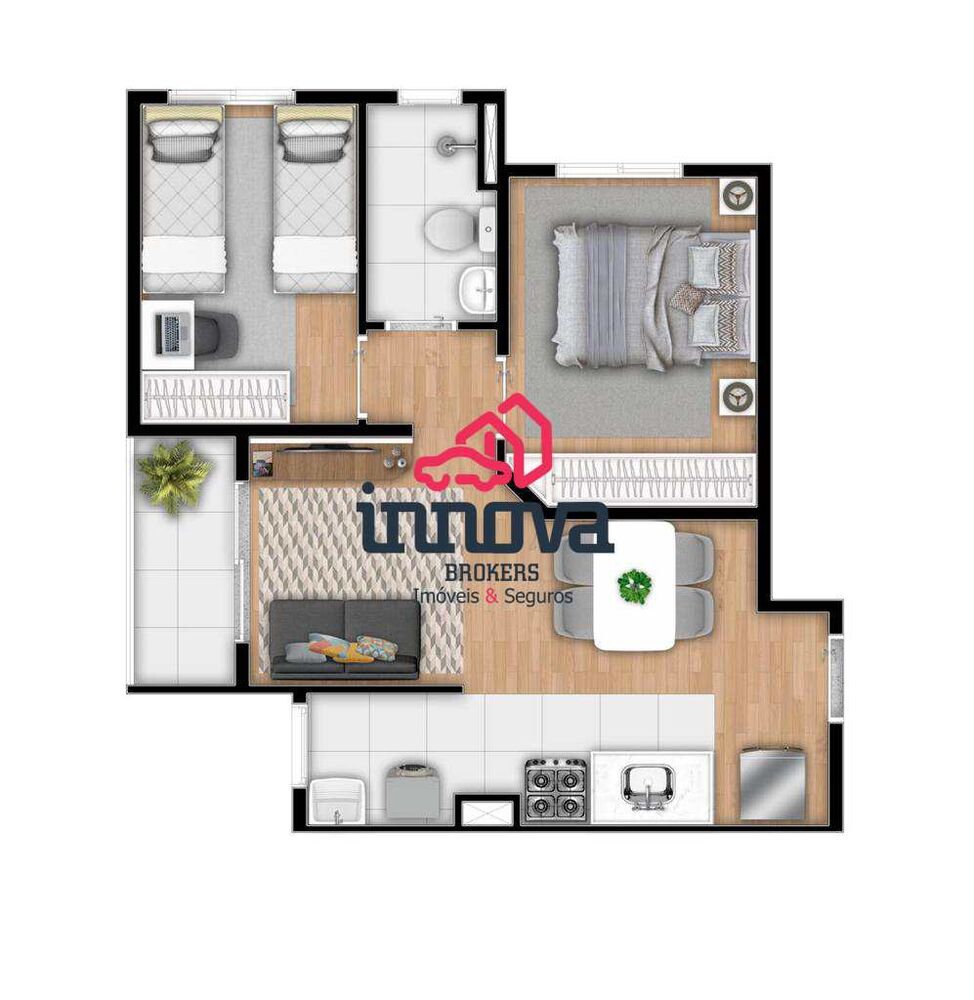Apartamento, 2 quartos, 42 m² - Foto 8