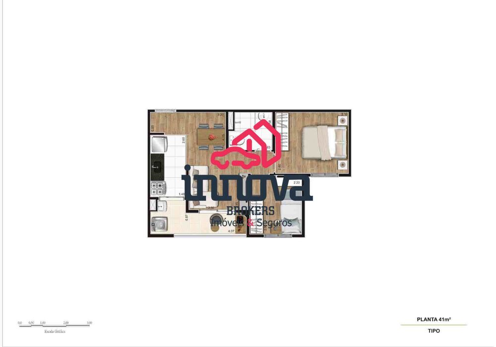 Apartamento, 2 quartos, 41 m² - Foto 10